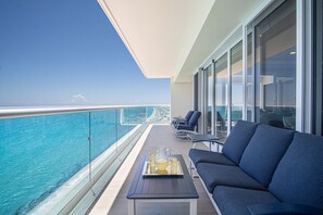 Large wrap around patio