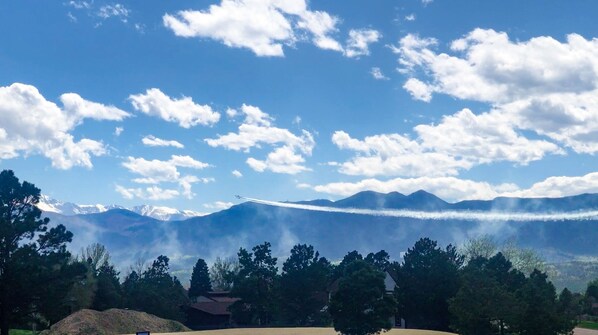 View from driveway