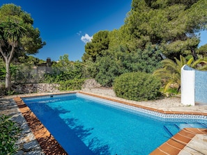 Blue, Water, Swimming Pool, Resort, Shade, Eco Hotel, Garden, Landscaping, Water Feature, Backyard