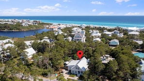 The preferred mode of transportation from 30A Rosemary Beach to Grayton, Blue Mountain Beach, and Santa Rosa Beach is a combination of flip flops and bikes!