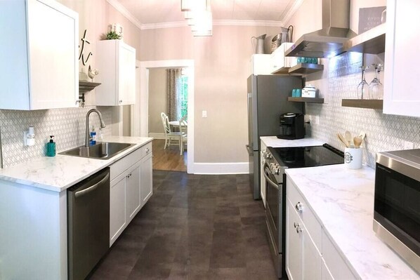 fully refinished kitchen with all you may need to cook. (1)