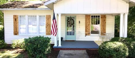 Street view of home and front entry