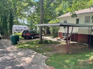 covered parking as well as additional driveway parking