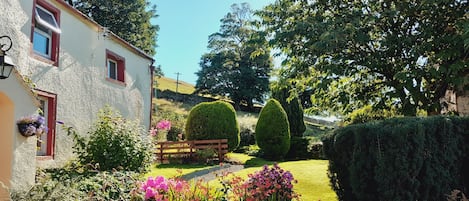 Country cottage garden