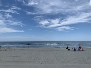 Enjoy the quiet section of the beach in Cherry Grove! 