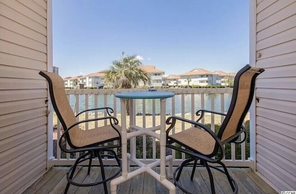 Enjoy the view on your private balcony! 