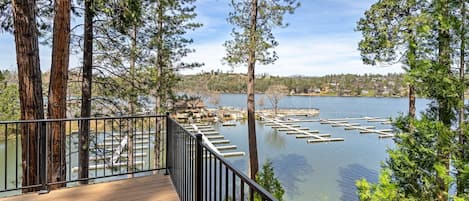 "A Big House On The Lake" Unit 15 Lot 121 view from the back deck