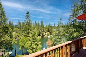 View from the deck. Pine Mountain Lake Vacation Rental "The Big Easy" - Unit 15 Lot 83.