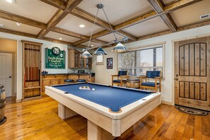 Furniture, Table, Indoors, Chair, Pool Table