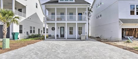 Inlet Beach Vacation Rental | 3BR | 3.5BA | 2,080 Sq Ft | Steps Required