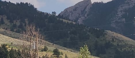 Blick von der Unterkunft