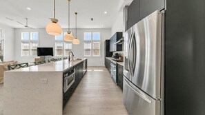 Fully stocked kitchen 