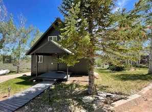 Main entrance from the driveway