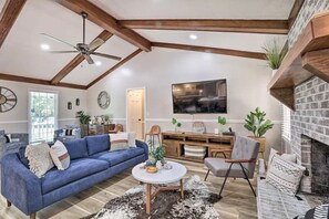 Living Room with Smart TV