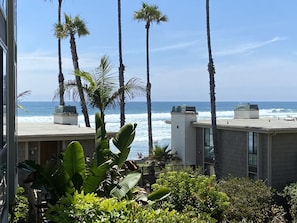 The ocean view from your bedroom and balcony.