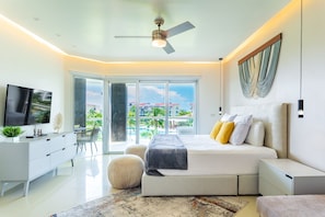 Ceiling Fan, Bedroom, Room, Indoors, Furniture