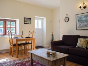 Dining area and living space | Dairy Cottage - Carmarthen Cottages, Cwmdu, Near Llandeilo