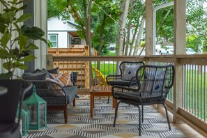 Relax and unwind on the front porch