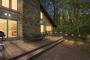 Sit with friends and breathe in the crisp, mountain air!