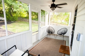 Screened in porch