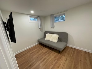 Livingroom / Bedroom - couch converts into a queen size bed