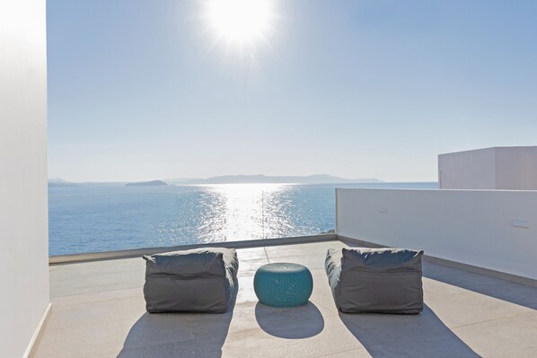 Spectacular sea view from the balcony