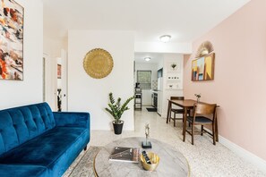 Bright and Inviting Living/Dining Space