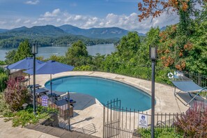 Walk out to the Pool with Views!