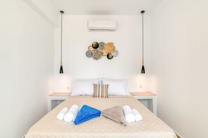Bedroom with cozy double bed