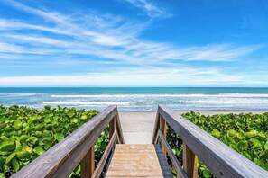 Walkway to Melbourne Beach