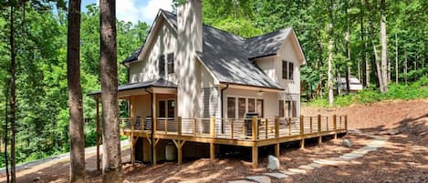 The huge wraparound porch is one of our favorite features!