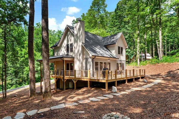 The huge wraparound porch is one of our favorite features!