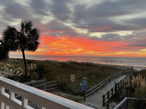 November 1st Sunrise from the balcony