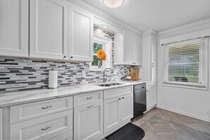 Fully stocked kitchen 