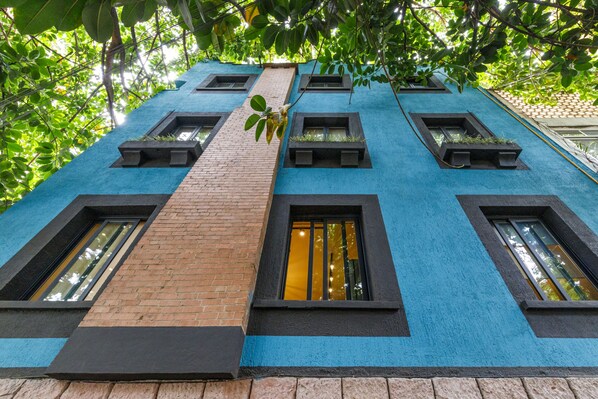Fassade der Unterkunft