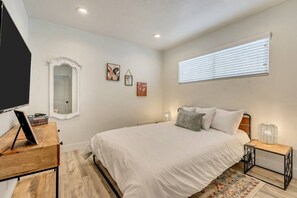 Bedroom #2 with Large Roku TV