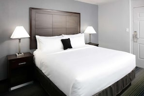 Bedroom with a comfortable King size bed