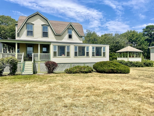 Oceanfront view of our historic home, family owned since 1895