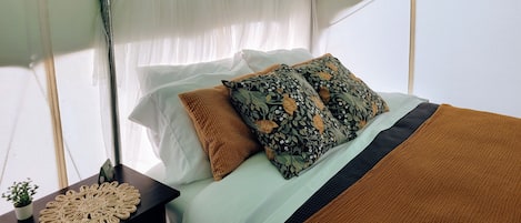 Plush, queen, pillow-top mattress