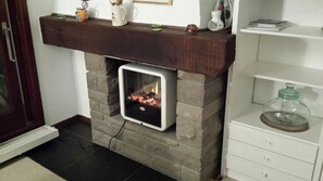 Kamin nicht in Betrieb aber mit Feuerstellen Effekt
