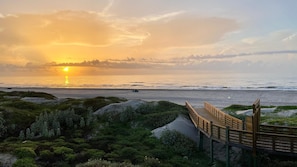 Vue sur la plage/l’océan