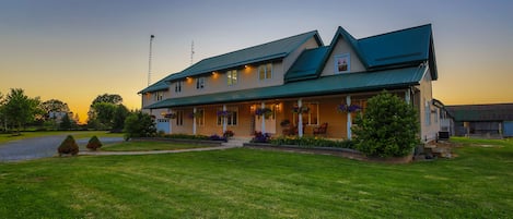 Lake Erie Manor at sunset