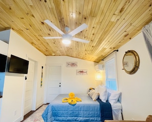 Brand new raised ceilings. This cottage was completely gutted. 