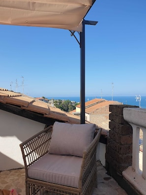 Private rooftop terrace with lounge, dining & BBQ