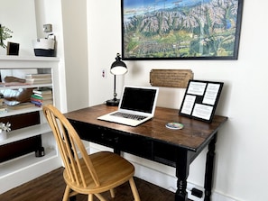 Dedicated work space - just in case you need to do some work