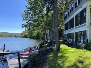 The Adirondack Waterfront Compound dock.