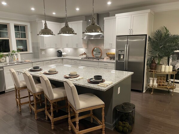 Luxury Chef's kitchen with all the amenities of home. 