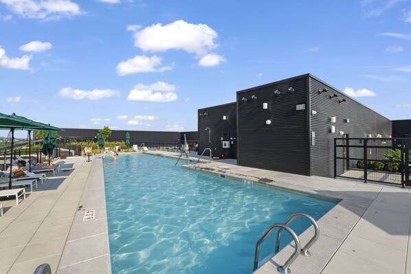 Rooftop pool