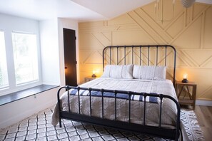 Upgraded King Bed with pillow top mattress