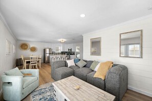 This is the main living room area of the home